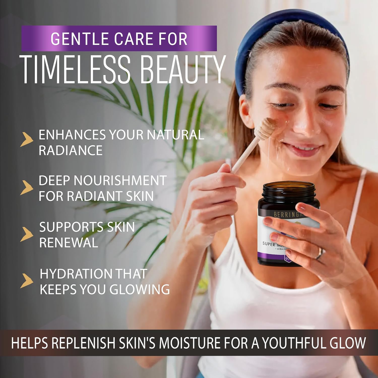 Berringa Manuka Honey Organic MGO 900+ Ultra-High Strength, Supports General Wellbeing & Digestive Balance - 100% Raw, Pure & Unfiltered, Sustainably Sourced from Australia - (8.82 oz) - Image 6