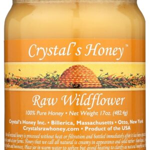 Crystals Honey Raw Honey, 17 Oz