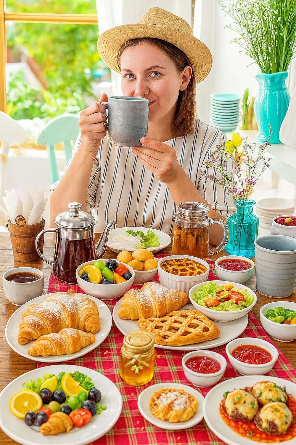 50 Pack 1.5 oz Hexagonal Glass Honey Jars in Bulk with Wooden Dipper Bee Charms Thank You Cards Burlap Fabric Twine String for Baby Shower Wedding Party Favors Gifts - Image 6