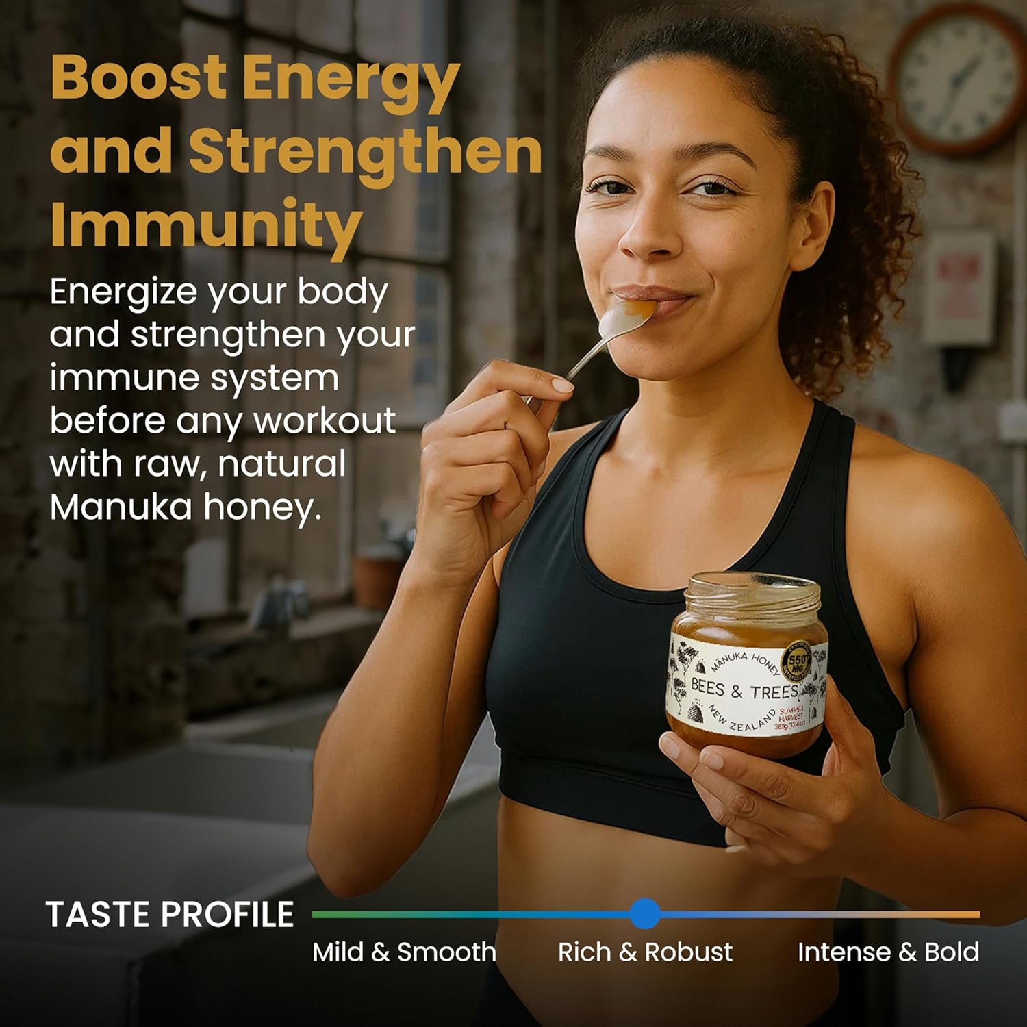 Bees & Trees New Zealand Manuka Honey 830+ & 350+ MGO – Pure, Raw, Unpasteurized Monofloral Superfood Honey for Wellness & Vitality – Bioactive, Nutrient-Rich Manuka Honey – 300g & 380g (2 pack) - Image 6