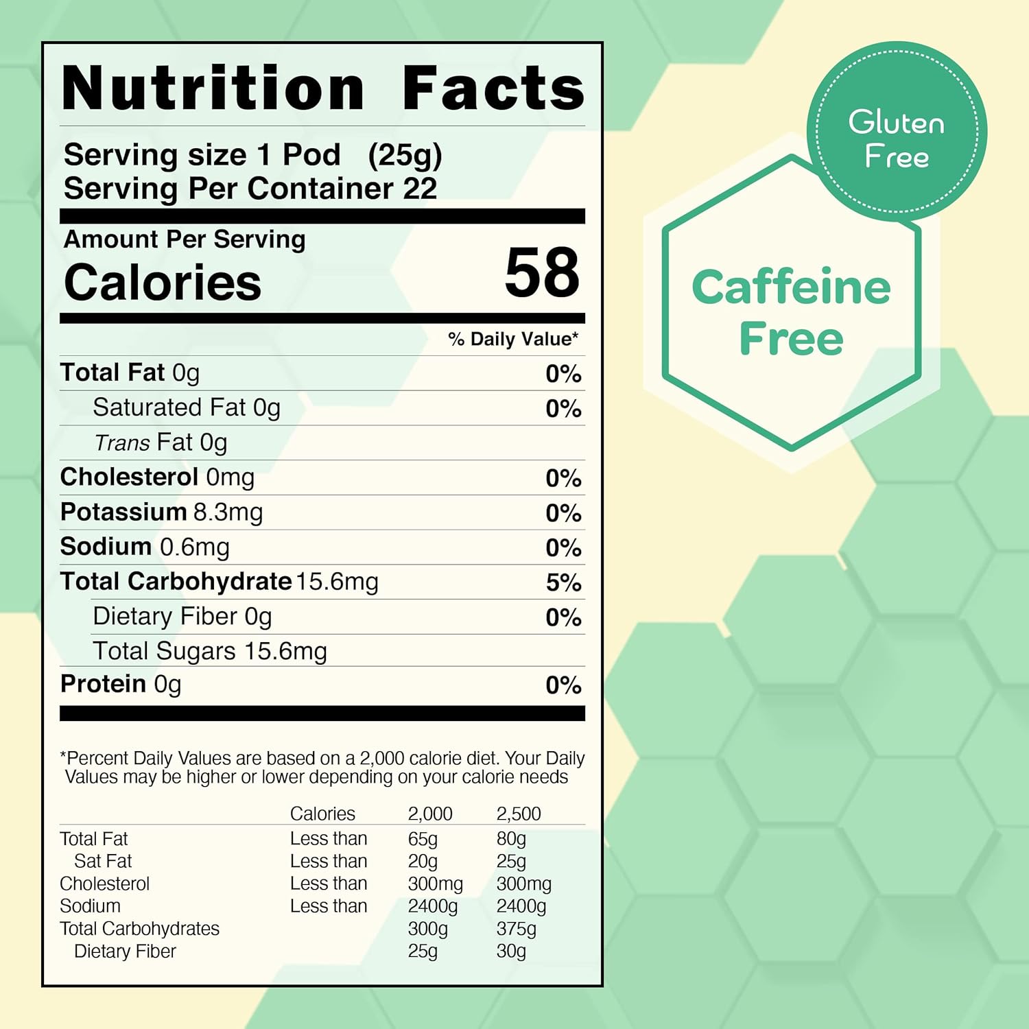 True Honey Peppermint Tea Pods - Honey Crystals Blended In Every Tea Pod - Healthy Digestion Nutriment - All Natural Organic Herbal Caffeine Free Tea Pod 22 Count - Image 2