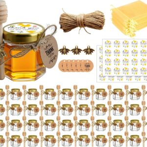 Adabocute Honey Pot, Glass Honey Ja...