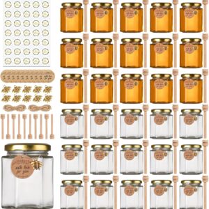 6 oz Honey Jars with Dipper, 30 Pac...
