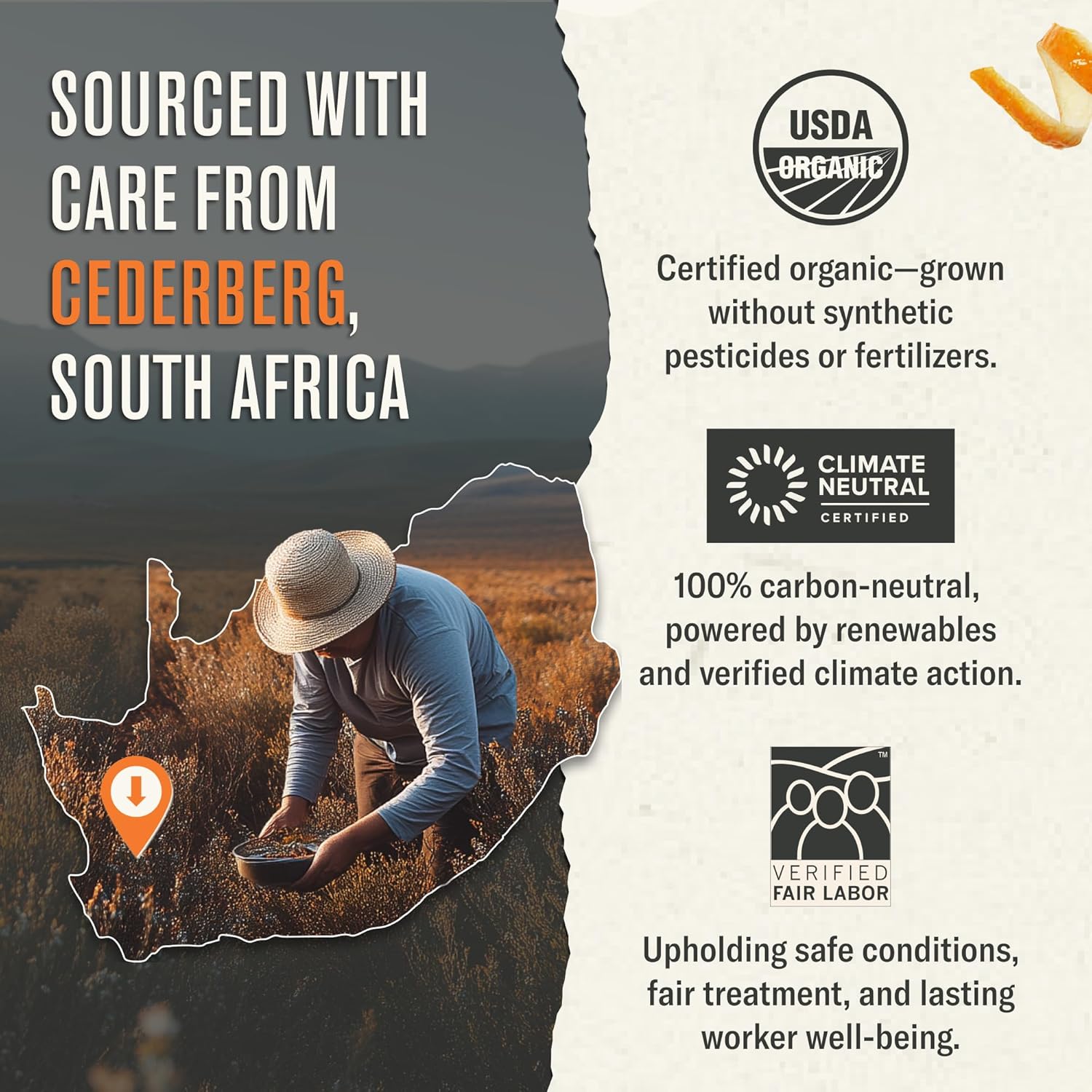 Numi Organic Rooibos Tea, 54 Microplastic Free Bags, Caffeine Free South African Red Tea - Image 5