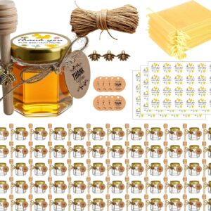 Adabocute 60 Pack Mini Honey Jars w...