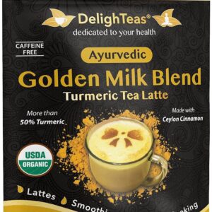 DelighTeas Organic Golden Milk Powd...